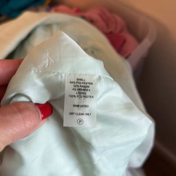 Calvin Klein Suit Pale Lime 6 Petite - Picture 6 of 6